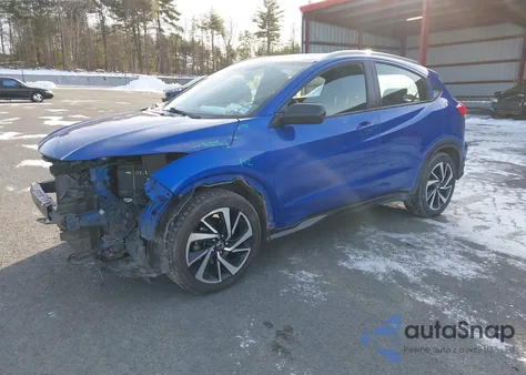 2019 Honda Hr-V Sport из США, поврежденный, VIN 3CZRU6H15KM734140